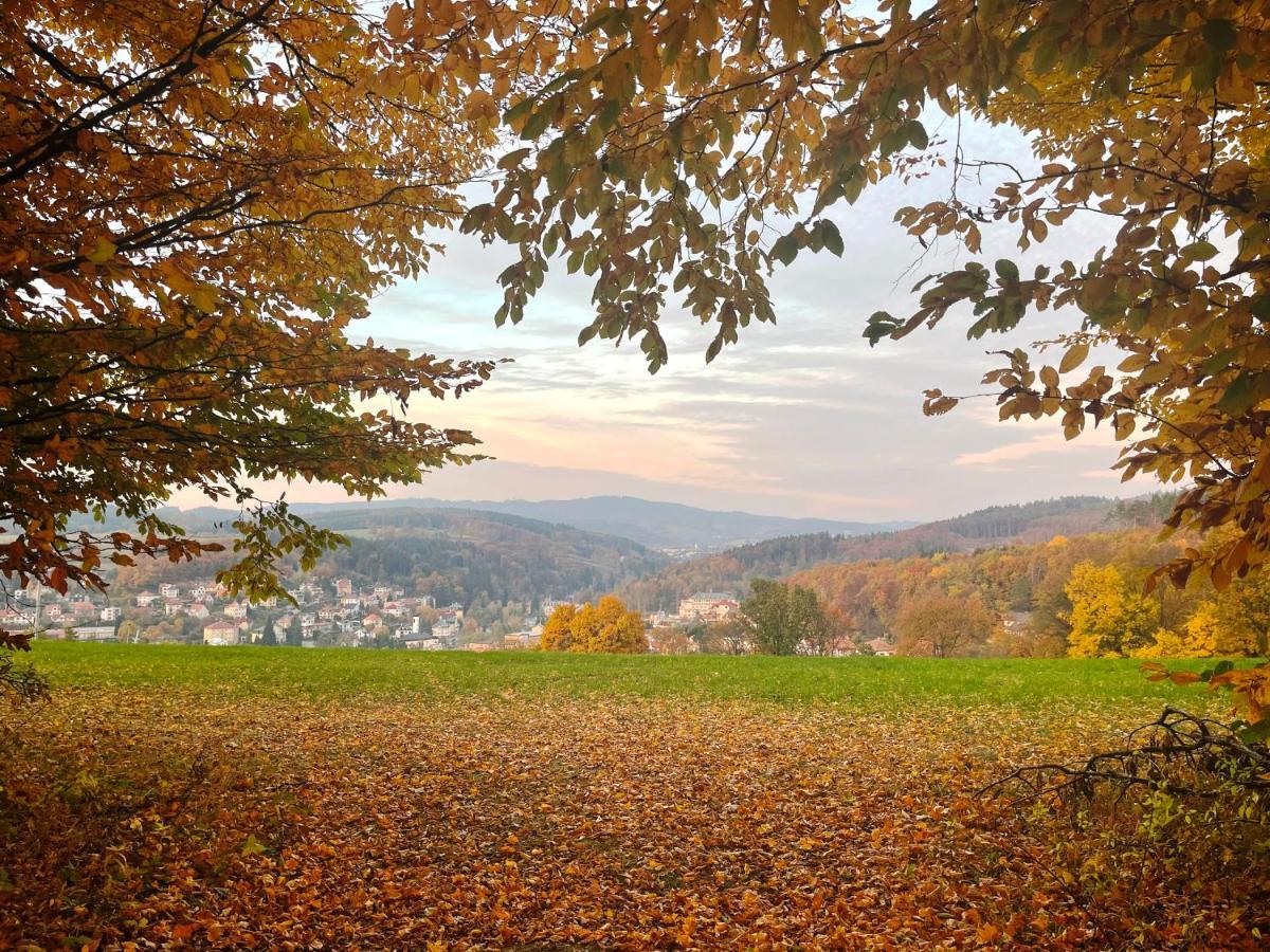 Chata Nad Lazenskym Udolim Luhacovice Exterior photo