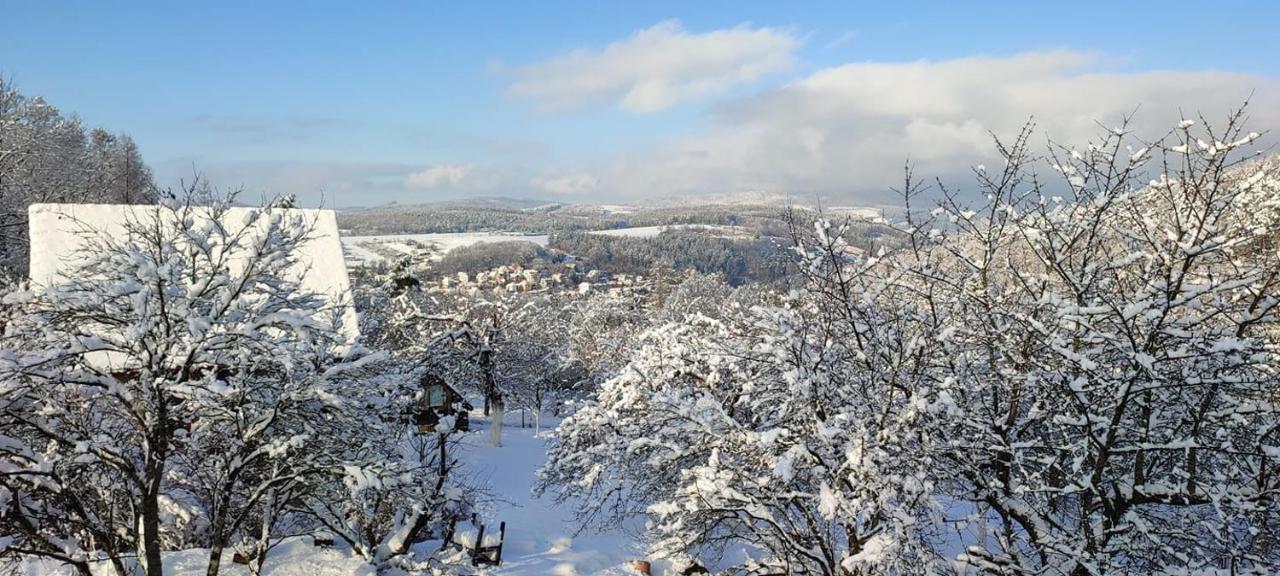 Chata Nad Lazenskym Udolim Luhacovice Exterior photo